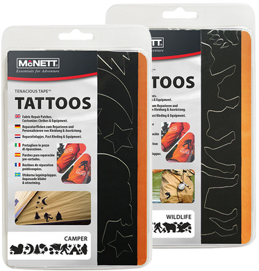 MCN.(GA) 91122-010 Tenacious Repair Tape Tattoos Wildlife Clamshell латки (McNett GA)