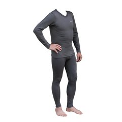 Термобілизна чоловіча Tramp Warm Soft комплект (футболка+штани) TRUM-019 S-M сірий