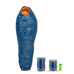 Спальний мішок Pinguin Spirit (-5/-12°C), 195 см - Right Zip, Blue (PNG 232455) 2020