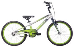 Велосипед 20" Apollo NEO boys Brushed Alloy / Slate / Lime Green Fade, 2022