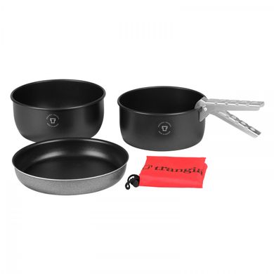 Набір посуду Trangia Tundra I 1.75/1.5 л (два котелки, сковорода, ручка, чохол)