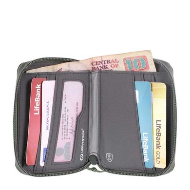 Кошелек Lifeventure Recycled RFID Bi-Fold Wallet, olive (68723)