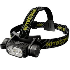 Ліхтар налобний Nitecore HC65 V2 (Luminus LED + RED LED, 1750 люмен, 11 режимів, 1x18650, USB-C)