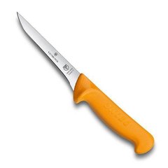 Нож бытовой, кухонный Victorinox Swibo Boning Narrow (лезвие: 160мм), желтый 5.8408.16