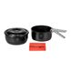 Набір посуду Trangia Tundra II 1.75/1.5 л (два котелки, кришка, ручка, чохол)