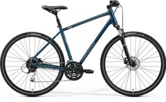 Велосипед Merida CROSSWAY 100, L (55), TEAL-BLUE(SILVER/LIME)