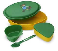 Дитячий набір посуду Primus Meal Set, Pippi Green (7330033910261)