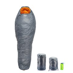Спальный мешок Pinguin Expert (-8°С/-16°С), 175 см - Right Zip, Grey (PNG 233889) 2020