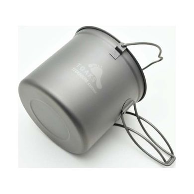 Казанок TOAKS Titanium 1100ml Pot Pot with Bail Handle