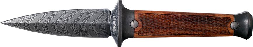 Нож Boker P08 Damask, сталь - Damascus, рукоятка - Полисандр (Rosewood), длина клинка - 82 мм, общая длина - 175 мм