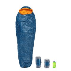 Спальний мішок Pinguin Micra (6/1 ° C), 195 см - Right Zip, Blue (PNG 230451) 2020