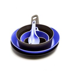 Набор посуды Wildo Explorer Kit Multicolor, Blueberry/Dark Grey (67275)