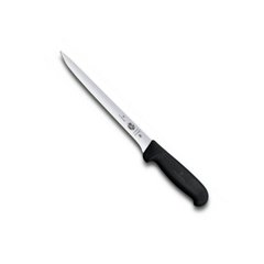 Нож бытовой, кухонный Victorinox Fibrox Filleting Flex (лезвие: 200мм), черный 5.3763.20