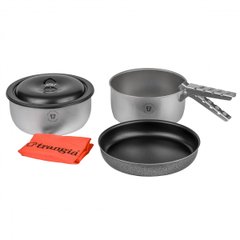 Набір посуду Trangia Tundra III-D 1.75/1.5 л (два котелки, сковорода, кришка, ручка, чохол)