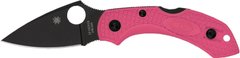 Нож Spyderco Dragonfly 2 Black Blade, S30V, ц:pink