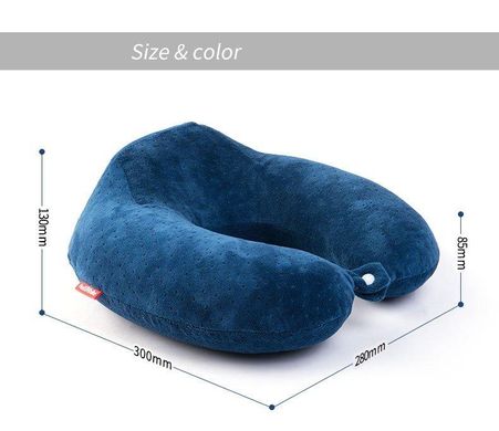 Подушка Memory Foam U-Shaped Pillow NH15T089-Z dark blue 6927595787373