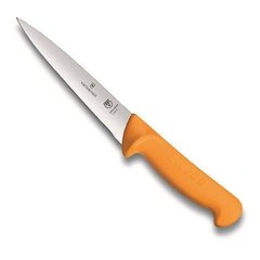 Нож бытовой, кухонный Victorinox Swibo Boning&Sticking (лезвие: 130мм), желтый 5.8412.13
