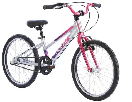 Велосипед 20" Apollo NEO 3i girls Brushed Alloy / Pink / Purple Fade, 2022