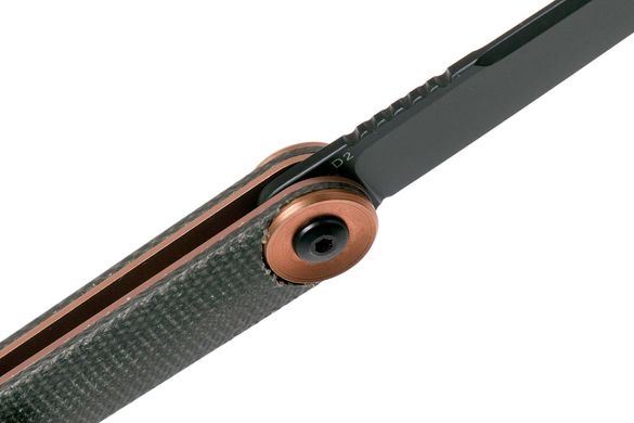 Нож Boker Plus Kaizen, общая длина - 180 мм, длина клинка - 79 мм, сталь - D2, рукоять - микарта, клипса
