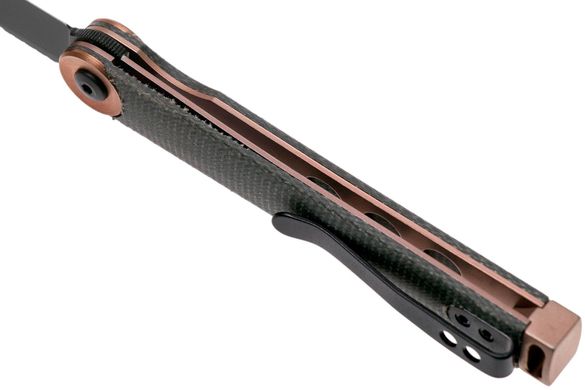 Нож Boker Plus Kaizen, общая длина - 180 мм, длина клинка - 79 мм, сталь - D2, рукоять - микарта, клипса