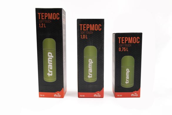 Термос Tramp Soft Touch 1,2 л. grey