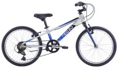 Велосипед 20" Apollo NEO 6s boys Brushed Alloy / Black / Blue Fade, 2022
