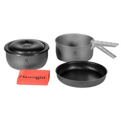 Набір посуду Trangia Tundra III HA 1.75/1.5 л (два котелки, сковорода, кришка, ручка, чохол)