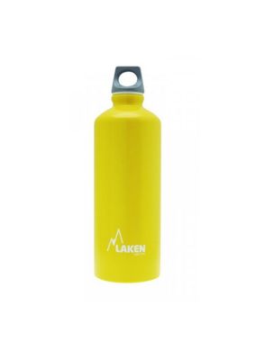 Пляшка для води Laken Futura 0.6 L Yellow/Grey Cap 0,6L