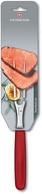 Вилка Victorinox Kitchen Кухонная вилка SwissClassic Carving 15см с крас.ручкой (блистер) Vx52101.15B