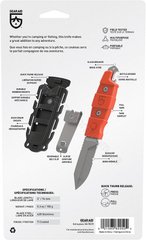 GA 62055 Buri Utility Knife Drop Point orange ніж (Gear Aid)