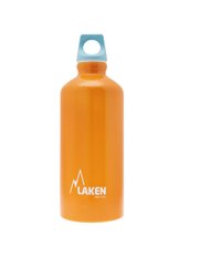 Пляшка для води Laken Futura 0.6 L Orange/Blue Cap 0,6L