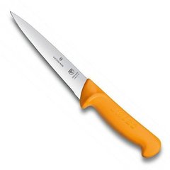 Нож бытовой, кухонный Victorinox Swibo Boning&Sticking (лезвие: 180мм), желтый 5.8412.18