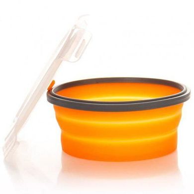 Миска складна з кришкою-засувкою Tramp (550ml) orange