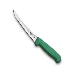 Нож бытовой, кухонный Victorinox Fibrox Flex (лезвие: 150мм), зеленый 5.6614.15
