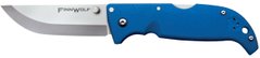 Ніж Cold Steel Finn Wolf синій, сталь - AUS 8A, руків’я - Griv-Ex™, звичайна різальна кромка, 2-хстороння кліпса, довжина клинка - 89 мм, довжина загальна - 200 мм