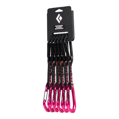 Набір відтяжок Black Diamond HotForge Hybrid Quickpack, 6 шт., Ultra Pink, 12 см (BD 3811236015ALL1)