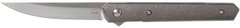 Нож Boker Plus Kwaiken Air Mini Titanium, общая длина - 183 мм, длина клинка - 78 мм, сталь - VG-10, рукоять - титан, клипса