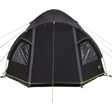 Палатка 4 вместительная для кемпинга High Peak Talos 4 Dark Grey/Green (923770)