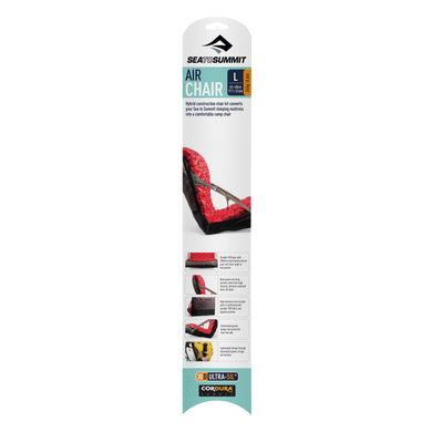 Чохол-крісло Sea To Summit - Air Chair Updated Black, 186 см (STS AMAIRCR)