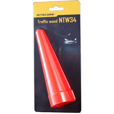 Дифузор сигнальний "крапля" для ліхтарів Nitecore NTW34 (34mm), червоний