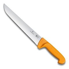 Нож бытовой, кухонный Victorinox Swibo Butcher (лезвие: 240мм), желтый 5.8431.24
