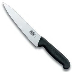 Нож бытовой, кухонный Victorinox Fibrox (лезвие: 190мм), черный 5.2003.19