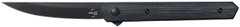 Нож Boker Plus Kwaiken Air Mini G10 All Black, общая длина - 183 мм, длина клинка - 78 мм, сталь - VG-10, рукоять - G-10, клипса