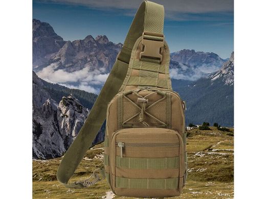 Сумка тактическая через плечо Smartex 3P Tactical 10 ST-060 army green