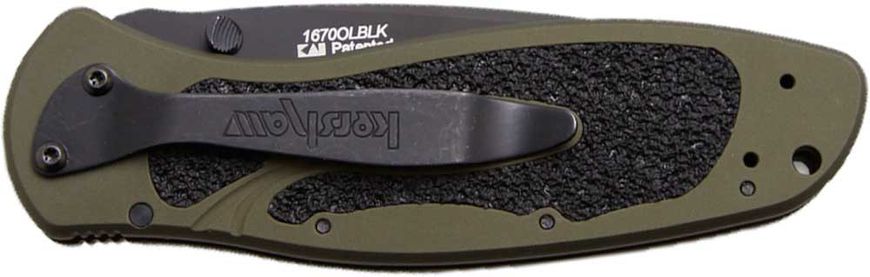 Ніж Kershaw Blur Black Blade, ц:olive