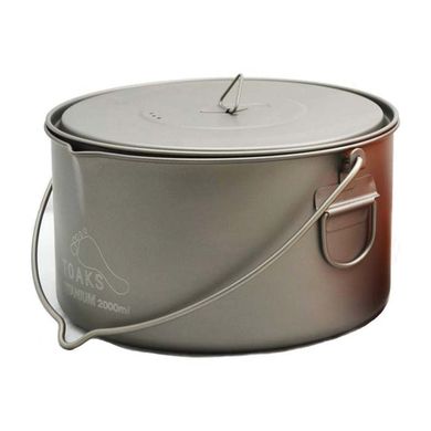 Казанок TOAKS Titanium 2000ml Pot with Bail Handle