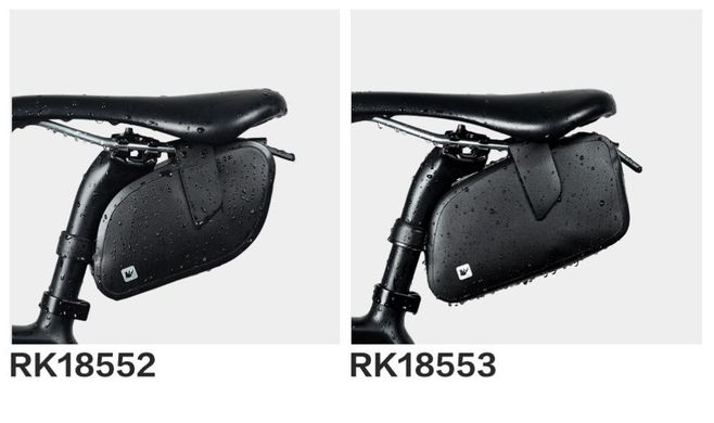 Велосумка підсідельна M 1л RK18552 black RW207