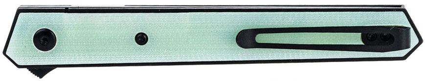 Нож Boker Plus Kwaiken Air Mini G10 Jade, общая длина - 183 мм, длина клинка - 78 мм, сталь - VG-10, рукоять - G-10, клипса