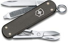 Складной нож Victorinox CLASSIC SD Thunder Grey 58мм/1сл/5функ/рифл.сер (Lim.Ed. 2022) Vx06221.L22