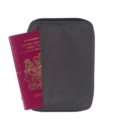 Кошелек Lifeventure Recycled RFID Mini Travel Wallet, grey (68761)